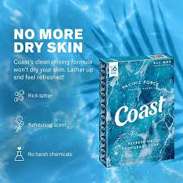 Lốc 8 cục xà phòng Coast 907g