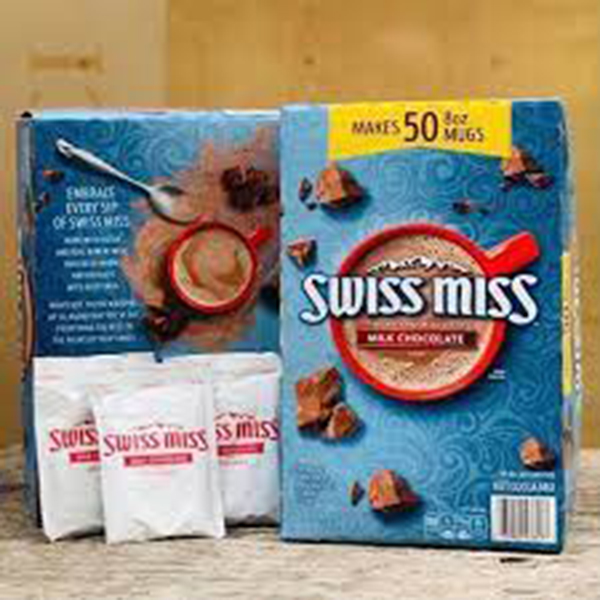 Bột ca cao sữa socola SWISS MISS milk chocolate 50 GÓI Hộp