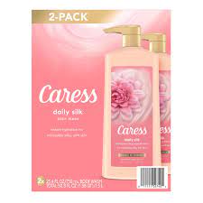 SỮA TẮM HƯƠNG HOA HỒNG HIỆU CARESS DAILY SILK - CHAI LỚN SIZE 750ML