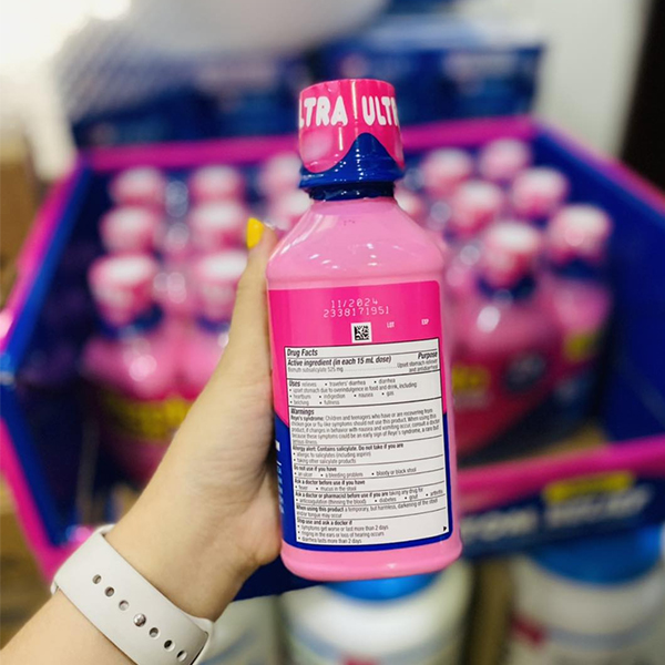 Siro hỗ trợ đường ruột Pepto Bismol Ultra 354ml