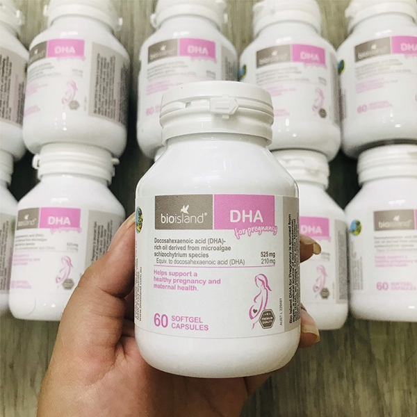 Bioisland DHA For Pregnancy Bổ sung DHA cho bà bầu 60 viên