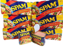 4 Hộp Thịt Đóng Hộp Spam 25% Less Sodium 1.36kg