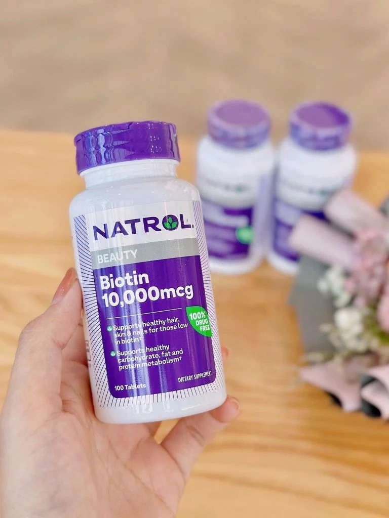 NATROL BIOTIN 10000 MCG 100 VIÊN