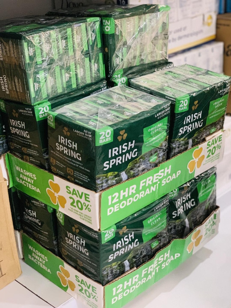 10 cục xà bông diệt khuẩn Irish Spring