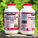 Viên uống Kirkland Calcium Citrate 500 VIÊN