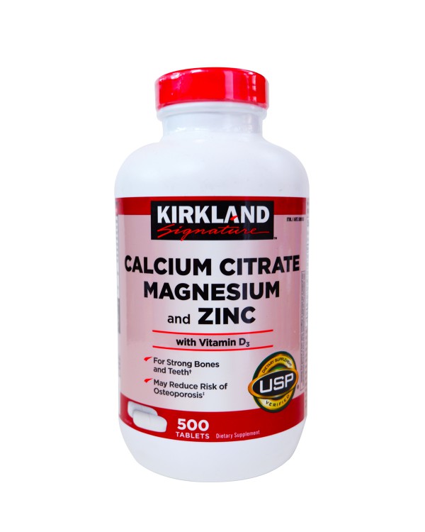 Viên uống Kirkland Calcium Citrate 500 VIÊN