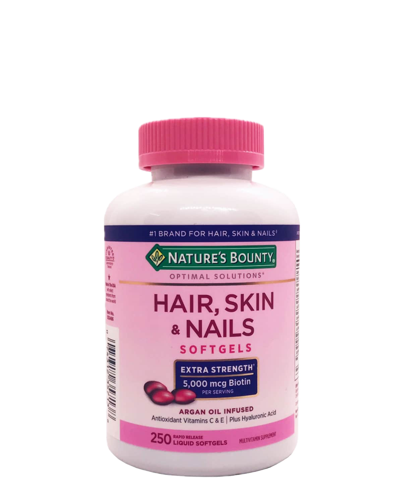 Viên uống đẹp da tóc và móng Nature’s Bounty Hair Skin & Nails 250 viên