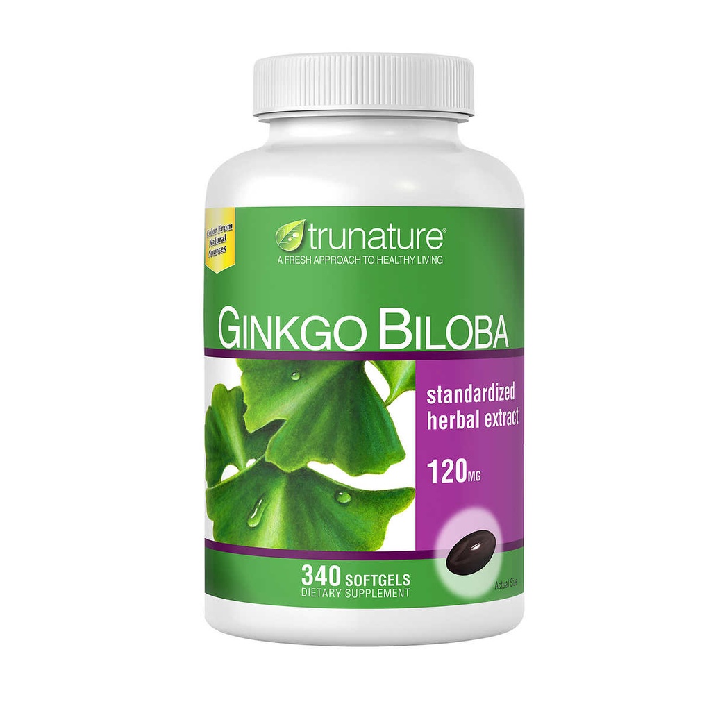 Viên uống bổ não Trunature Ginkgo 340 viên (mẫu mới)