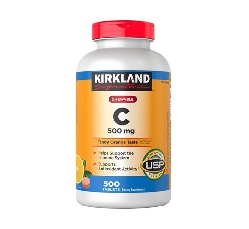 Viên uống bổ sung Vitamin C Kirkland 500mg