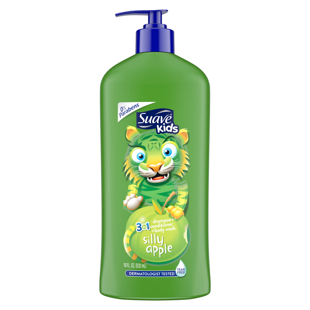 Sữa tắm gội Suave Kids 3 trong 1 Silly Apple