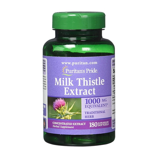 Viên uống bổ gan Milk Thistle Extract 1000 mg 180 viên