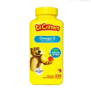 Kẹo gấu L'il Critters Omega-3 của Mỹ bổ sung DHA cho bé