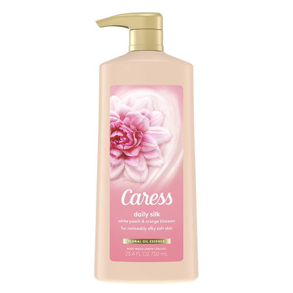 SỮA TẮM HƯƠNG HOA HỒNG HIỆU CARESS DAILY SILK - CHAI LỚN SIZE 750ML