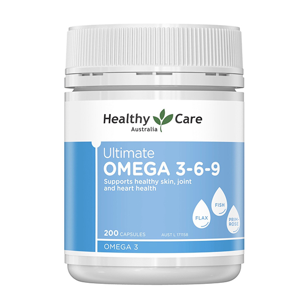 Thực phẩm chức năng Omega 369 HealthyCare Ultimate Hộp 200 Viên