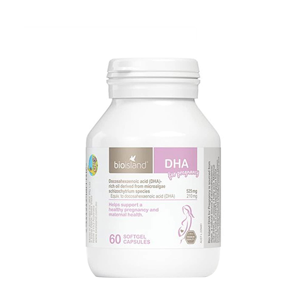 Bioisland DHA For Pregnancy Bổ sung DHA cho bà bầu 60 viên