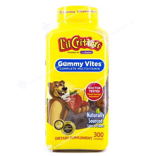 [027917027050] Kẹo dẻo bổ sung nhiều loại Vitamin L’il Critters Gummy Vites 300 viên