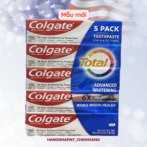 [035000449597] Kem đánh răng COLGATE TOTAL LỐC