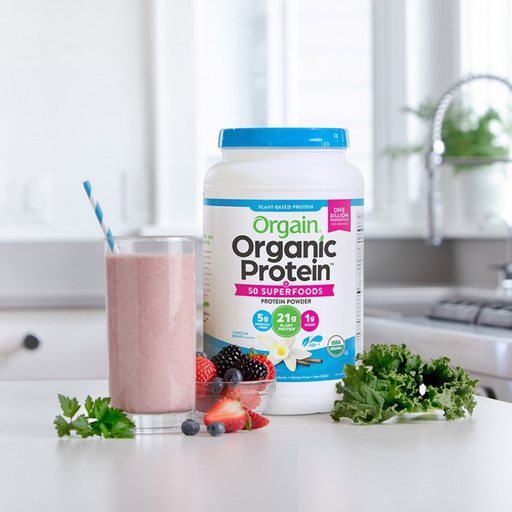 [851770007566] Bột Đạm Thực Vật Hữu cơ của Mỹ ORGAIN Organic Protein & Superfoods 918g