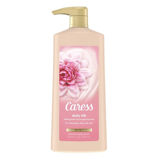 [011111774186] SỮA TẮM HƯƠNG HOA HỒNG HIỆU CARESS DAILY SILK - CHAI LỚN SIZE 750ML