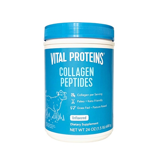 Collagen thủy phân Vital Proteins Collagen Peptides Unflavored 680g