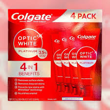 [827854013495] KĐR COLGATE OPTIC WHITE PLATINUM SET 4 TUÝP MỚI